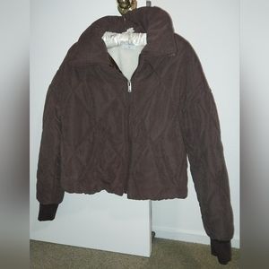 Miss posh brown puffer size medium
